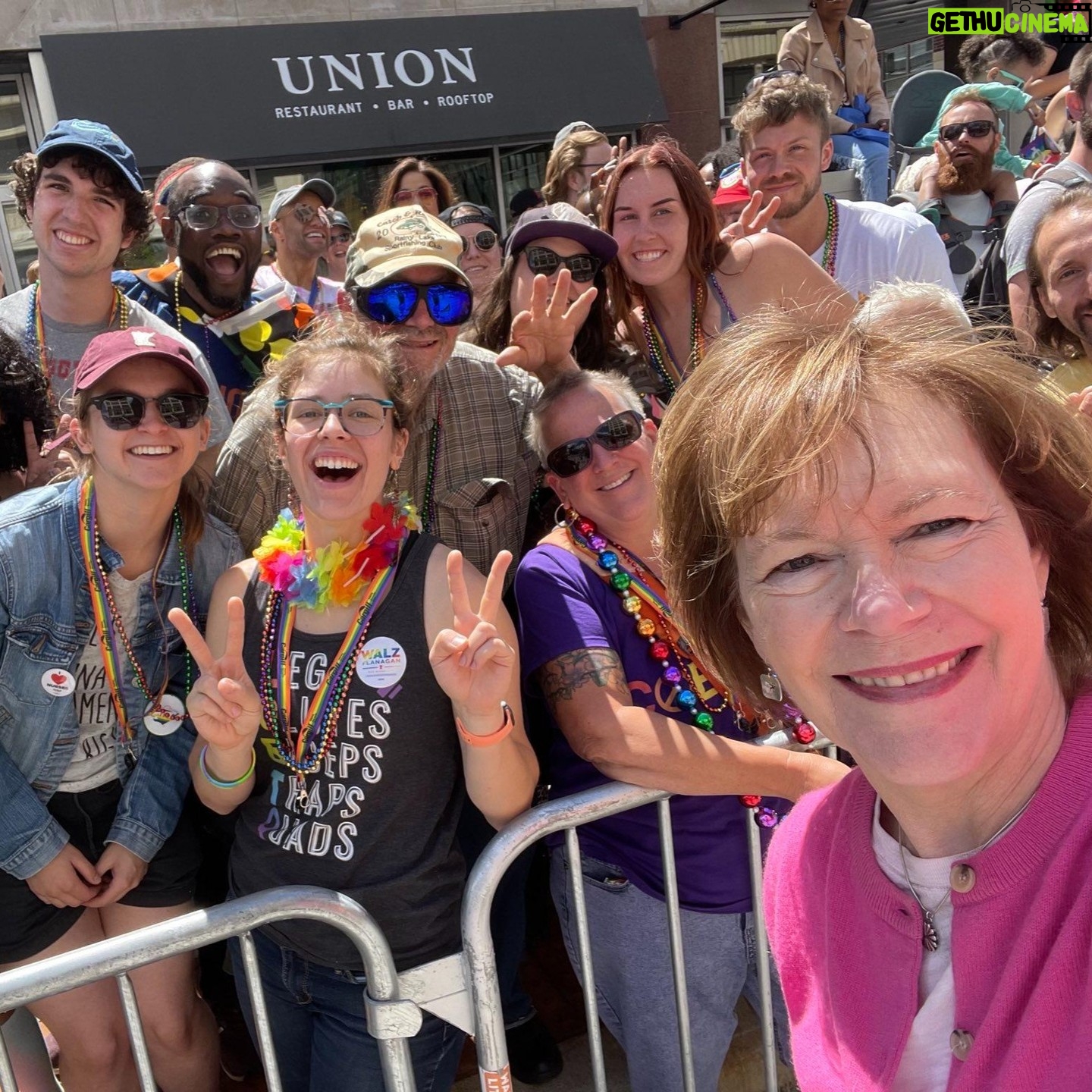 Tina Smith - 1.1K Likes - Happy Pride Minnesota!