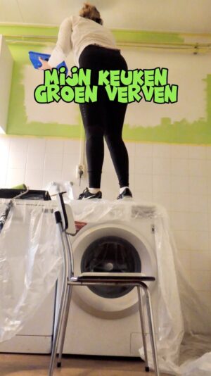 Titia Hoogendoorn Instagram - Het is gebeurd! Mijn keuken is groen! 💚