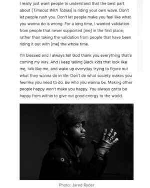 Tobias Dorzon Instagram - To think at the end of 2020 I walked away from a brand I spent 7 years building because of bad business decisions on my end and at that time I was sitting flat on my ass wondering wtf happened. Fast forward 3 years later I kept my head down & told myself I’ll be back. I linked back up with my Brand Manager @dez.white who’s not only my brand manager but my sister who has had a big hand in bringing light to the rest of the world outside of the food network. Right now I’m on restaurant number 2.
My Seasoning, aprons & knives are about to drop nationwide & I have my own show #TimeOutWith Tobias on @espn & @hulu with a Mega Billboard on one of New York Ave. To top it off today my first Magazine cover & feature  with @levelmag just dropped. This was by first the best interview that I have ever done. 
If this don’t tell you God real i don’t know what will.

Full story in 🔗 in bio.

Writer: @knigh5
Editor: @youngjfk
Designer: @paulscirecalabrisotto
Photographer: @jaredryder
Stylist: @zayscottt
Videographer: @thisisgraphene
Personal Manager: @uptown_av ailable
Marketing: Powered by @orchardoperations
#ChefTobias #Huncho
