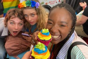 Tobie Donovan Instagram - Yesterday was the most magical day! ✨Such a joy to be celebrating pride with our community and to get to speak on stage at Trafalgar Square was ridiculous!!! Feeling all the love and all the PRIDE! 🌈✨🤍