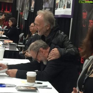 Tobin Bell Instagram - ... photo-bombed Freddy Krueger @robertbenglund in San Antonio a while back and we had a good laugh! Hellova actor and a sweet man! #horror #nightmareonelmstreet #saw