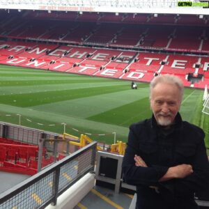 Tobin Bell Instagram - Groovin' at historic Old Trafford football stadium last weekend...the iconic home of @manchesterunited . There'd be 71,000 fans the next day to watch the team play Liverpool to a 1-1 tie.  #premierleague