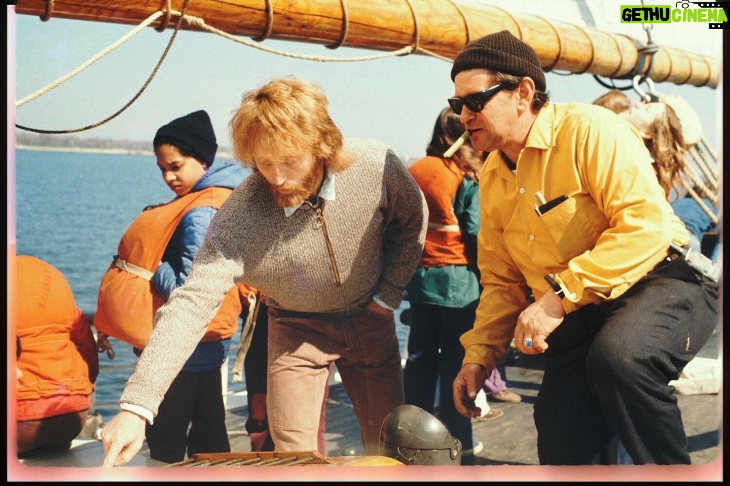 Tobin Bell - 2K Likes - Charting my course back in the '70s aboard the Hudson River Sloop Clearwater ⛵️ #estuaries