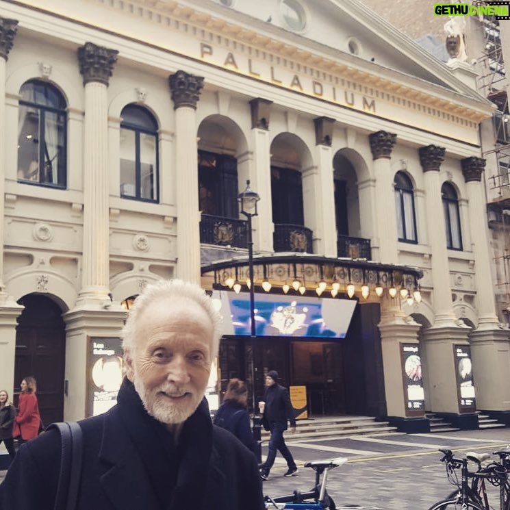 Tobin Bell - 2K Likes - Groovin' on a chilly day a couple of weeks ago at the historic #londonpalladium in Soho.