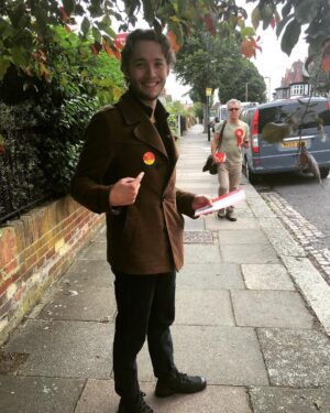 Toby Regbo Instagram - Out doing a bit of last minute canvassing for Rupa Huq in Acton today. Every vote counts this time! Let's do it!!! #ge17