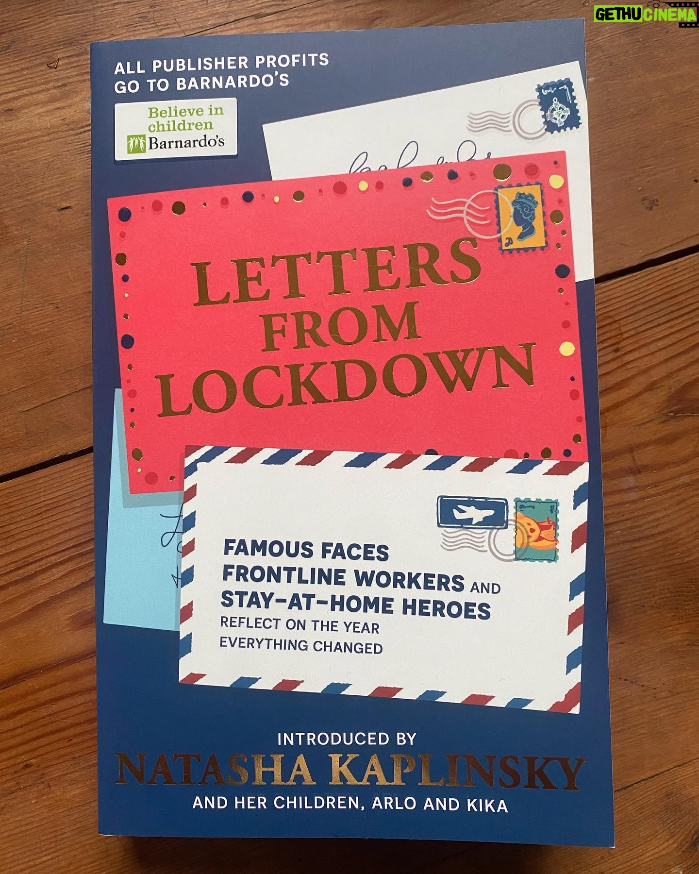 Toby Regbo - 24.2K Likes - Just received my copy of Letters From Lockdown in the post. I was really honoured to be asked to write a letter and to be part of a pretty seriously immense list of contributors. All kinds of different experiences from Lockdown compiled by @kaplinskyn. It’s on the shelves now and all profits go to Barnardo’s. Thanks Arlo and Kika ❤️❤️❤️