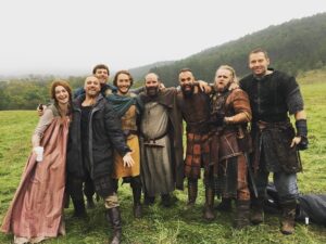 Toby Regbo Instagram - When we're not trying to kill each other... @thelastkingdom