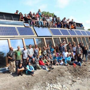 Toby Regbo Instagram - Big up to the @earthship crew! One house complete. Now it's left for the family who'll be living there to turn it into a home. Soon all that dirt will be grass and trees!