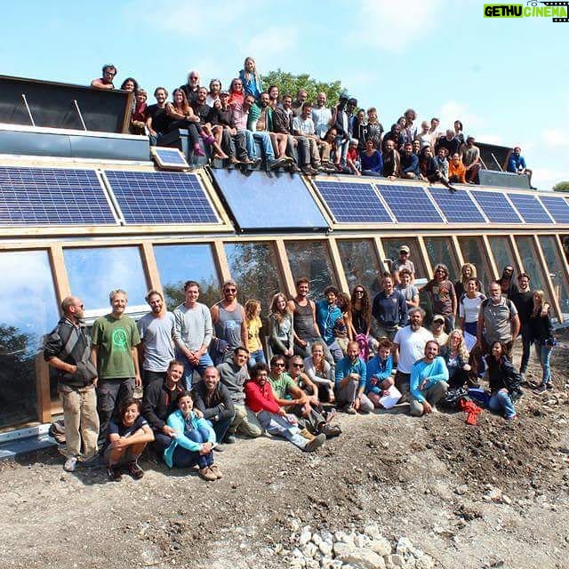 Toby Regbo - 25.7K Likes - Big up to the @earthship crew! One house complete. Now it's left for the family who'll be living there to turn it into a home. Soon all that dirt will be grass and trees!