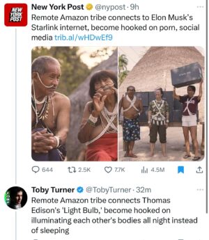 Toby Turner Instagram - NO TECHNOLOGY FOR YOU, REMOTE TRIBE!!