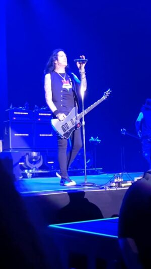Todd Kerns Instagram - Another angle of the first time performance of Perfect Crime in beautiful Budapest, Hungary. Enjoying a day off in my home away from home Milano, Italy today. Very excited to be rocking Milano tomorrow night with SMKC and @mammothwvh It’s all starting to wind down now. It has been the best tour we’ve ever done in our 14 years together. Very much looking forward to the next 14 years. Hope you’re great wherever you are #smkc #slash #brentfitz #franksidoris #perfectcrime #budapest #hungary #milan #milano #italy #italia #europe