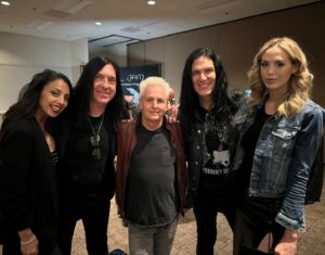 Todd Kerns Instagram - A couple of Kerns’, a couple of Fitzes and one of the most underrated guitar players on the planet, Mr. @mikemccreadypj We had an amazing time at the @pearljam show last night in Vegas. What a show. What a crowd. The band has one of the most loyal and passionate followings I’ve ever witnessed. Their crowd know the words to every single song of the set. Even the newest ones from Dark Matter the new album. I first saw PJ on the 1992 Lollapalooza tour. It was the second Lollapalooza tour and PJ were the gigantic new kids. Ten was such a massive game changer of an album. Of course I have been with @stonecarpentergossard and @jeffamentsarmy since Mother Love Bone. One of my all time fave bands. On that same Lolapalooza show was another breakout band called Soundgarden. Their drummer, @themattcameron is now in Pearl Jam and is one of the most understated and masterful players on the planet. As Mr Vedder said last night, “To call Matt Cameron the greatest drummer in the world he’d still be underrated”. Mike McCready tore the roof off the place last night and it made me wonder why I don’t hear more about what a monster player he is. Jeff Ament is one of my bass guitar heroes. The fretless, the 12 string, there’s little he can’t do. Of course, @eddievedder is one of the greatest frontmen of all time. He complained of a weak voice though I would never know. He was as powerful and as on pitch as ever. He’s one of those Bono level frontmen who has the crowd in the palm of his hand from song 1. I’m happy we got to share our anniversary with the great Pearl Jam. Plus we got to go with @chrissydfitz and @brentfitz for a fun evening out. Thank you for being amazing, Mike and the lads. Looking forward to next time. Happy Sunday everyone. Share it with those you love most. That’s what I’m doing! #mikemccready #brentfitz #pearljam #mgmgrand #mgmgrandlasvegas #lasvegas #vegas #nevada #usa All this in a Johnny Marr tee shirt!