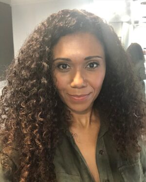 Toks Olagundoye Instagram - Trailer selfie. Another project that is embracing my natural curls! Listen, I have no problem with a blow out and I don’t dislike having my hair straight, but I feel much more myself with my hair like this. I wore it curly until I was in my mid thirties and realized that I booked more work with my hair blown straight. Booked with it straight means I worked with it straight. Heck, even when I auditioned with it curly they’d straighten it the second I got into the hair trailer. The very few times I was “allowed” to wear it natural, the hair folks would just tie it back or put it in a bun. This is project number three in a row in which my tresses are free to be one hundred percent me and I’m so happy. European standards of beauty are what we have been taught and we all buy in to them, but beauty comes in all shapes, sizes, heights, colors and textures. You are beautiful just as you are. Remember this and please don’t feel as though you have to try to fit your body, hair, face, skin into a box that doesn’t represent the real you. A constricted realm that you either don’t feel comfortable in or don’t feel completely yourself in. Thank you to all the producers, directors and hair/MUA folks in the business who support and advocate for this. You’re making a difference in more than the industry. Representation matters ♥️
•
#RepresentationMatters #CurlyGirl #TrailerSelfie #CurlyGirls #NaturalHair #CurlyGirlsRock #Film #TV #NaturalHairRocks #BlackGirlMagic #MelaninPoppin #Natural #NaturalMakeup #NaturalLook #VeganGirl #VeganMakeup #Vegan #Hollywood #CrownAct #TheCrownAct #Me #DoYou