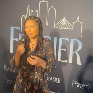 Toks Olagundoye Instagram - The microphones got smaller and smaller….
•
Frasier is gearing up for season two! 
•
#Fraiser #Reboot #Comedy #Press