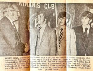 Tom Bergeron Instagram - One of the treasures I found when I dove into clearing out our basement (neglected since 1994 🤦🏻🤷🏻‍♂️) was an envelope containing press clippings & cartoons that my late grandmother had given me decades ago. This week’s #throwbackthursday is gonna be a hoot, but here are a couple of samples. The 1st is from a cartoon series I wrote & drew for a weekly, hometown paper, The Haverhill Independent. The second, a clipping from Haverhill’s then-daily paper, The Haverhill Gazette, chronicles what would soon be my very first trip to SoCal! Turned out to be the 1st of many 😏