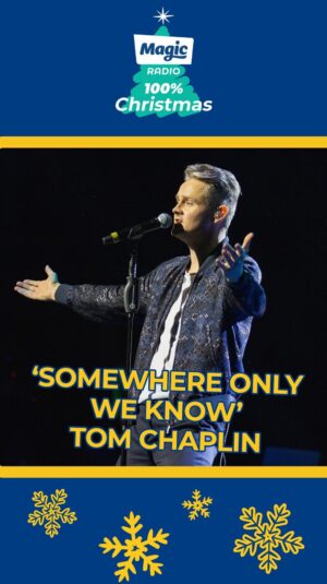Tom Chaplin Instagram - Doesn’t @tomchaplin have such an incredible voice 🥺 what a lovely performance of ‘Somewhere Only We Know’ live at Magic or Christmas

You can watch back more performances from Magic of Christmas at magic.co.uk ✨