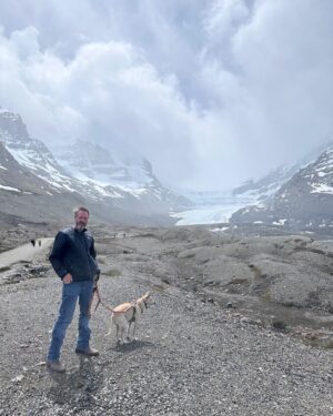 Tom Green Instagram - The Athabasca Glacier in Alberta Canada