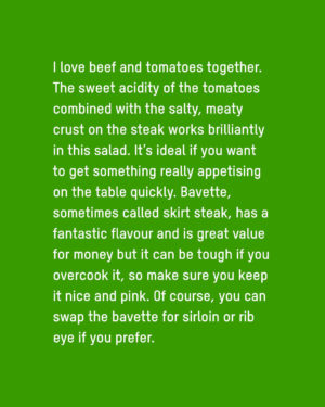 Tom Kerridge Instagram - Quick, easy and healthy - this Steak, Red Onion and Tomato Salad is full of flavour.

Hit save to try it out or find this recipe in my Dopamine Diet Book. 

#midweekmeals #homerecipes #quickandeasymeals #healthydinner #protein