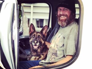 Tom Pelphrey Instagram - I had to say goodbye to my guy. 

I got Blue on Xmas eve, 2018.  Blue had been at a rescue for over a year, and in that time had been adopted and returned at least 3x, fostered and returned at least as many.  He was living in a kennel and “too aggressive” to have a home. 

I knew this was my guy.  Blue and I got to work Day 1…. long walks, training sessions, stability, repetition.  Love.  A lot of love.  He was the most beautiful dog I’ve ever seen.  It was slow going at first… I wasn’t sure if I would be able to have people to my apartment ever again- I didn’t care.  A month after I got him the kind lady who owned the rescue called me to check on Blue.  I told her 
“We have work to do but he’s smart and he’s a great dog”
“So you’re keeping him?”
“Of course I am”
She broke down crying on the phone. 

Blue went everywhere with me.  I stopped flying for work- I drove to every job with Blue.  All over the country and back.  In our years together I often wondered if he even thought we had a “home”- we were constantly on to a new job and a new city.  The only constant was that we were always together.  ALWAYS.  He was my home.  And I was his. 

6 months later he was friends with my friends.  A year later and Blue was almost unrecognizable.  He was always my sweet Blue to me… now he was just more Blue, less Fear.  It’s amazing what some love and stability can accomplish.  Blue was teaching me, and I didn’t really know it yet. 

Two years ago I met Kaley and everything changed.  We had a family!  We settled into a home.  And the fearsome, snarling Blue became the most gentle ‘Shepard’. He came into a family full of small dogs 1/10 of his size, and he was patient and loving with all of them.  He played ball with our baby girl Matilda… he played more gently and softly with her than the most cautious parent.  He saw we were settled, he saw that I had learned the lessons I thought I was teaching him… 

He was by my side the entire time (literally)… protecting me and guiding me into a new, fuller life.  I guess that’s what Shepards do.  I held him at the end. 

I’m heartbroken.  I’m full of gratitude to God for every second with one of His angels. 💙🙏💙🙏💙🙏💙