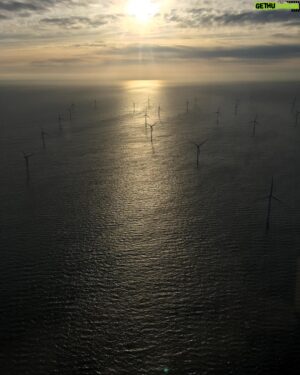 Tom Scott Instagram - Got a helicopter flight over Race Bank wind farm! The video’s on my story. Thanks to @orsted — they didn’t pay me for this, but, well, they did give me a helicopter flight over their wind farm.