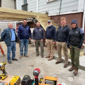 Tom Silva Instagram - Had a great time collaborating with Rebuilding Together Boston and Ask This Old House getting a deck framed up for a very deserving homeowner ❤️ @rtogetherbos @rebuildingtogether @asktoh