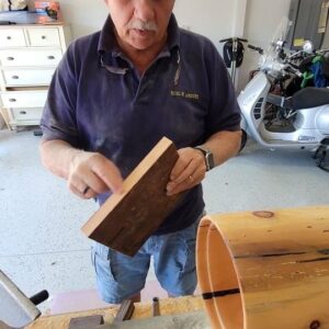 Tom Silva Instagram - Looks like it might be pumpkin pine REMIX

#woodturnersofinstagram #woodturning #woodturner #woodworking #diy #thisoldhouse