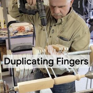 Tom Silva Instagram - Setting up the duplicating fingers I made for my lathe so I can turn the new sections to add to the original balusters. 

The duplicating fingers are mounted on a bar at the back of my lathe and set to the required diameters of the baluster template I'm duplicating. Each finger drops down when the required diameter is reached. 

#duplicatingfingers #woodturning #woodworkingproject #spindle #baluster #balusters #thisoldhouse #latheturning #lathe #lathework