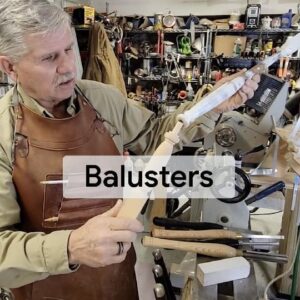 Tom Silva Instagram - I'll be turning new sections to add to the existing balusters in order to bring their railing height up to code

#woodturning #woodworking #latheturning #lathe #baluster #balusters #spindle #thisoldhouse #askthisoldhouse