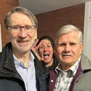 Tom Silva Instagram - Look who came by to help us wrap up our This Old House Lexington project today! Great to see you buddy ❤️ #normabram #TOHLexington #thisoldhouse