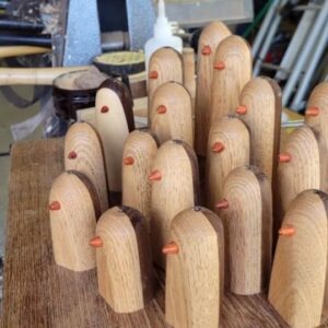 Tom Silva Instagram - Turning a holiday decoration start to finish in under a minute 😉

#christmasdecor #holidaydecor #christmascrafts #holidaydecorating #craft #woodworkingproject #woodworking #woodworkingcommunity #diy #woodturning #woodturnersofinstagram #thisoldhouse #askthisoldhouse #penguin