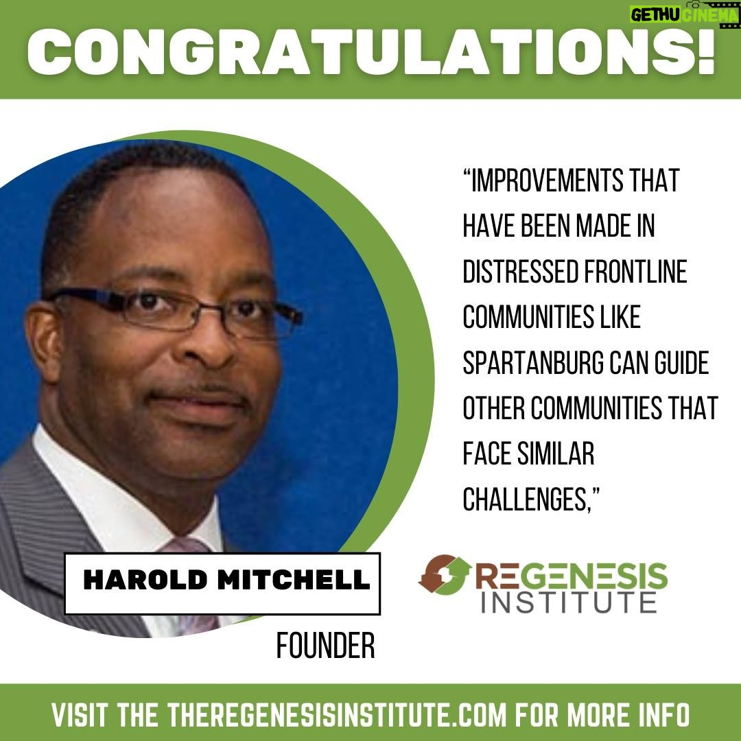 Tom Steyer - 490 Likes - Congratulations to former SC Rep, White House Environmental Justice Council member, & my good friend Harold Mitchell on the launch of the Regenesis Institute and release of the first Regenesis report.
I first heard about this collaborative, community-based model from Harold on the campaign trail. Since then, the project has successfully collaborated between public & private sectors to clean up and revitalize the community. It can and should be used as a model for the future.
To learn more about how Harold and the Regenesis Institute is leading the way on community-led environmental justice action, visit https://www.theregenesisinstitute.com/