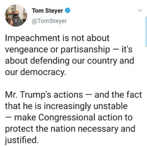 Tom Steyer Instagram - It's about doing what's right.