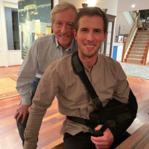Tom Steyer Instagram - Spent some time this weekend with my son Gus who is recovering from shoulder surgery.