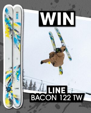 Tom Wallisch Instagram - 🔥GIVEAWAY🔥

This week we have a HUGE giveaway with @lineskis & @twallisch! We have a FREE pair of the all new Limited Edition Bacon 122 TW on offer! 

This is the ski Tom Wallisch has been using to crush in the backcountry, butter and stomp in the deepest pow!

Head to the 🔗 in our B!0 to enter now for your chance to WIN!

#nsfamous