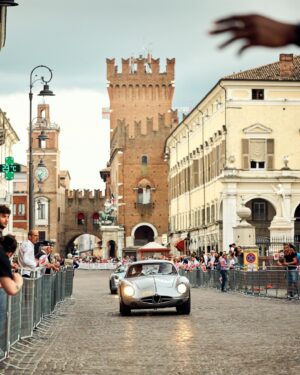 Tom Wlaschiha Instagram - We did it ! #millemiglia2023 
2200km in 5 days across Italy in 
a 1954 Alfa Romeo Sportiva 2000.

Grazie !! @alfaromeoitaliaofficial @alfa_romeo_de @ninacarmaria 
for this crazy unforgettable ride 💚🤍❤️