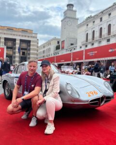 Tom Wlaschiha Instagram - Start of the legendary #millemiglia2023 
Team @alfaromeoofficial is going for the win 😉

Our car is an Alfa Romeo Sportiva 2000
from 1954 — only 4 of these were built

@alfa_romeo_de #millemiglia