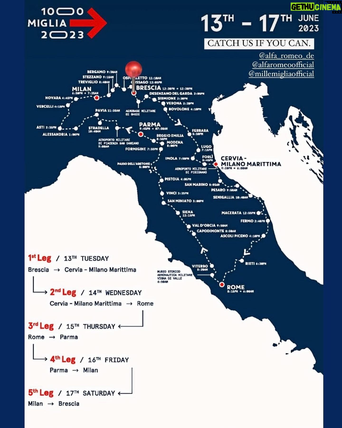 Tom Wlaschiha - 36.1K Likes - Start of the legendary #millemiglia2023
Team @alfaromeoofficial is going for the win 😉
Our car is an Alfa Romeo Sportiva 2000
from 1954 — only 4 of these were built
@alfa_romeo_de #millemiglia