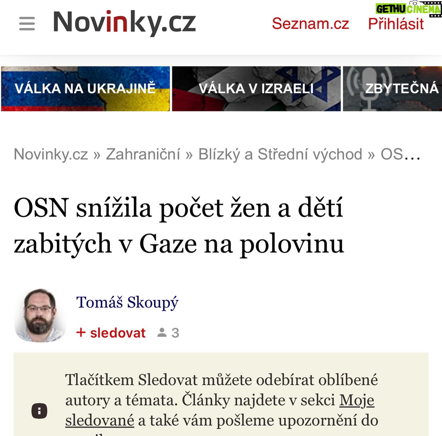 Tomáš Klus - 3 Likes - Mrzí mě to tak moc! Že se namísto soucitu a podpory lidskosti v nás, pořád motáme v labyrintu zájmových skupin a lobby, neobjektivity, zaujatosti, demagogie a rozpadu důvěry v média, která utvářejí obraz světa k obrazu svému, nikoli skutečnému.
Zaprvé je číslo obětí hrozné i bez vyzobávací úpravy mediií jako @novinky.cz a @ct24zive @echo24cz a za druhé, jste schopni nějak reflektovat tuhle podivnou novinařinu? Vyvést nějaký důsledek z toho, že děláte maximum pro to, co je opakem vašeho poslání? @humantohuman_cz #ceasefirenow #savegaza