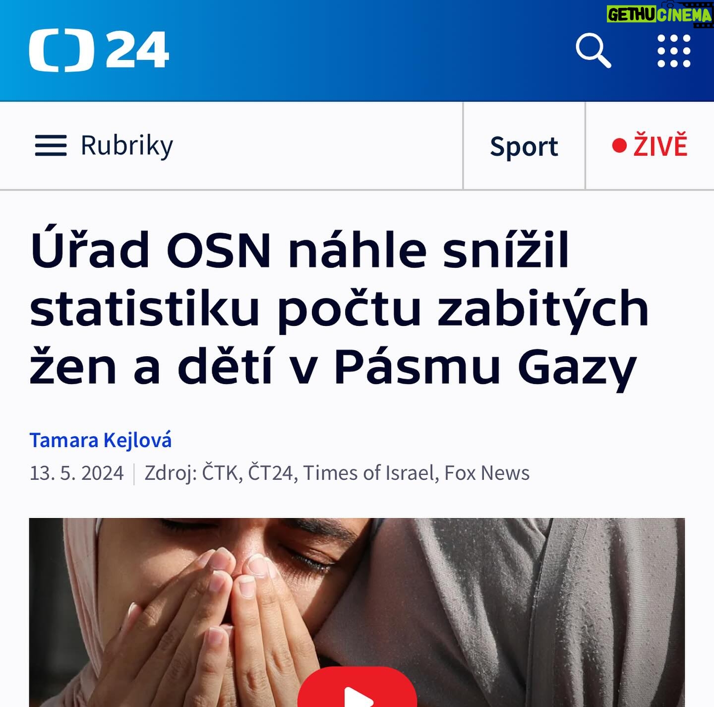 Tomáš Klus - 3 Likes - Mrzí mě to tak moc! Že se namísto soucitu a podpory lidskosti v nás, pořád motáme v labyrintu zájmových skupin a lobby, neobjektivity, zaujatosti, demagogie a rozpadu důvěry v média, která utvářejí obraz světa k obrazu svému, nikoli skutečnému.
Zaprvé je číslo obětí hrozné i bez vyzobávací úpravy mediií jako @novinky.cz a @ct24zive @echo24cz a za druhé, jste schopni nějak reflektovat tuhle podivnou novinařinu? Vyvést nějaký důsledek z toho, že děláte maximum pro to, co je opakem vašeho poslání? @humantohuman_cz #ceasefirenow #savegaza