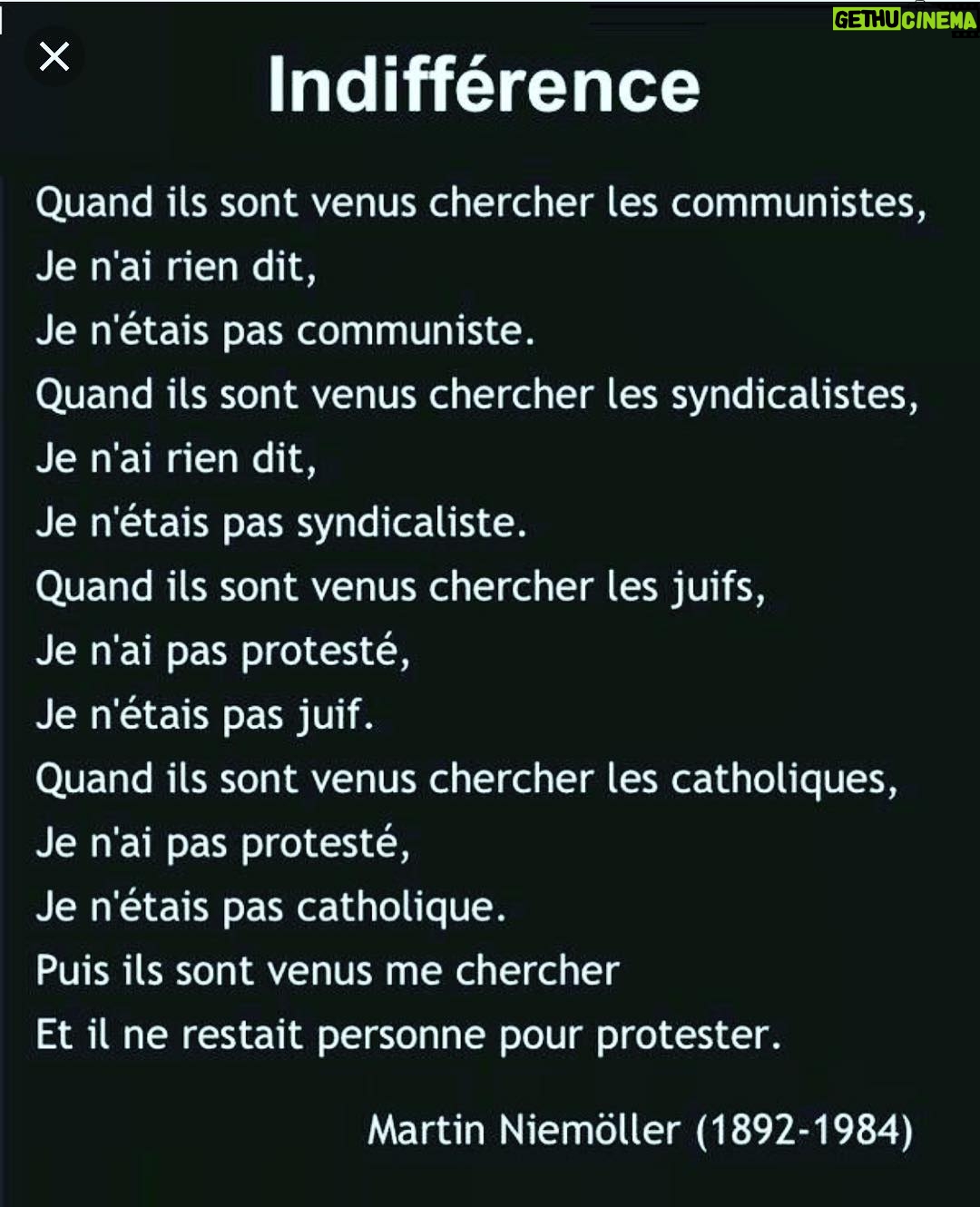 Tomer Sisley - 4.8K Likes - #casuffit
L’antisémitisme se répand ainsi que l islamophobie et le racisme en général... Les extrêmes se renforcent. N’oublions pas l’histoire. Défendons nos valeurs!
#libertéégalitéfraternité
#CASUFFIT