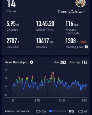 Tommy Caldwell Instagram - I have been involved in product design for a lot of companies over the years, but it’s pretty unique to have the CEO of the company be a truly badass adventurer that gets after it right along with the athlete team. It’s no surprise @corosglobal is innovating at an incredible rate these days and making the only tracking device that is truly functional for climbing. @lewiswu_ , I hope you are able to see your climbing  goal to free climb The Freerider through. That was a fun day on El Cap together, and I can’t wait for the new features we talked about. #exploreperfection