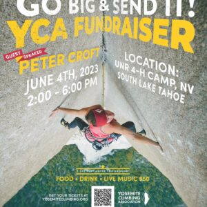 Tommy Caldwell Instagram - My kids love dirt bagging it in Yosemite. Heck, everyone loves dirtbagging it in Yosemite.  But let’s be honest, many of us are not dirtbags any more. So we should all think about giving something to this place we love so much. 

The silent auction for this years Yosemite Climbers Association fundraiser just went live. There is tons of great stuff to bid on. 

I’m donating a “Edelrid diamond ascent day package. A day climbing with me and a Air BNB rental in Estes Park. And I’ve rallied @team_edelrid to donate all their best gear And  @lasportivana to throw in some shoes. If you throw down huge I am willing to climb the Diamond with you. @yosemiteclimbingassociation Link in bio.