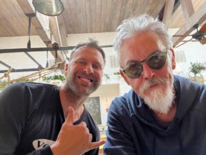 Tommy Flanagan Instagram - Back On The Good Foot wi my Boy  @brendononeal .. healthy shit… mountain bikes, canyons, health is The wealth. 

Getting ready for another adventure… 🎥