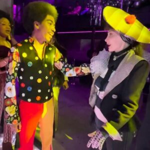 Toni Basil Instagram - Fabulous time on Jan 21 at Miles Brown’s 18th birthday party!
I’ve known Miles since I called him Baby Boogaloo at five years old and mom and dad were taking him around to all the street dance battles.
You can tell by the pictures it was a 70’s theme . Yes that’s one of my original locker outfits from 1973.

One of the highlights of the night was Flo Master and I getting to meet rap legend Big Daddy Kane!

@milesbrown
#clubpeacelovesoul  #black-ish #thelockers #doncampbell #tonibasil #thecampbellock @officialbigdaddykane 
#gregcampbellockjr #babyboogaloo #jackjohnson #fredrerunbarry #slimtherobot #flukylukeb #shabbadoo 
#electricboogaloos  #flomaster73