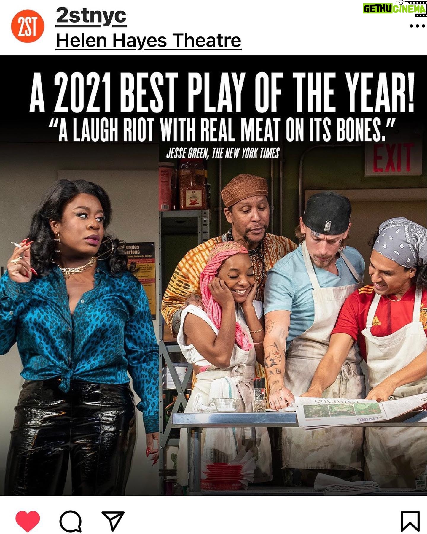 Tony Goldwyn - 12.4K Likes - Blown away by @uzoaduba and the incredible cast Clyde’s last night! @lynnnottage has written another piece of magic. Hilarious and heartbreaking. Don’t miss this!!! #clydesonbroadway @2stnyc