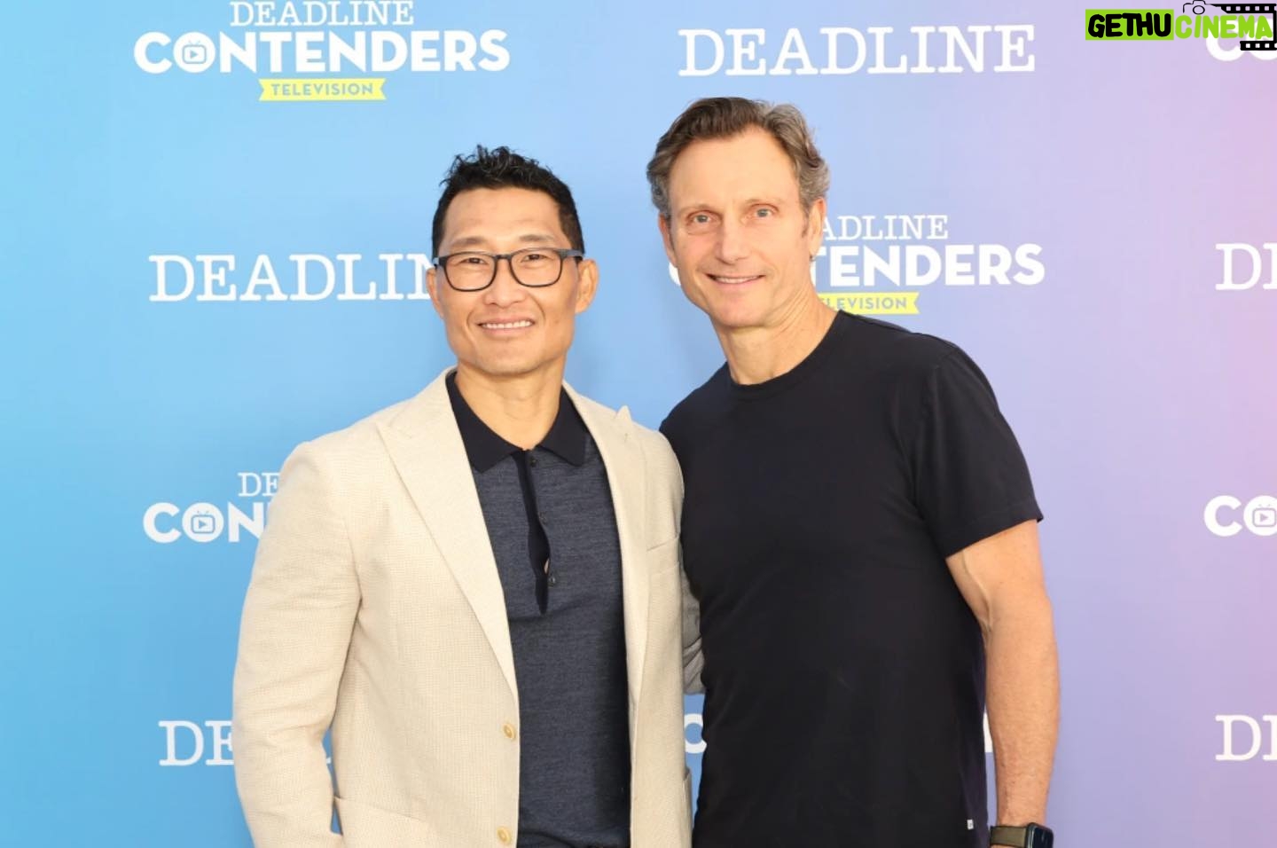 Tony Goldwyn - 5.2K Likes - Reunited with @danieldaekim for the #deadlinecontenders! #TheHotZoneAnthrax @natgeotv