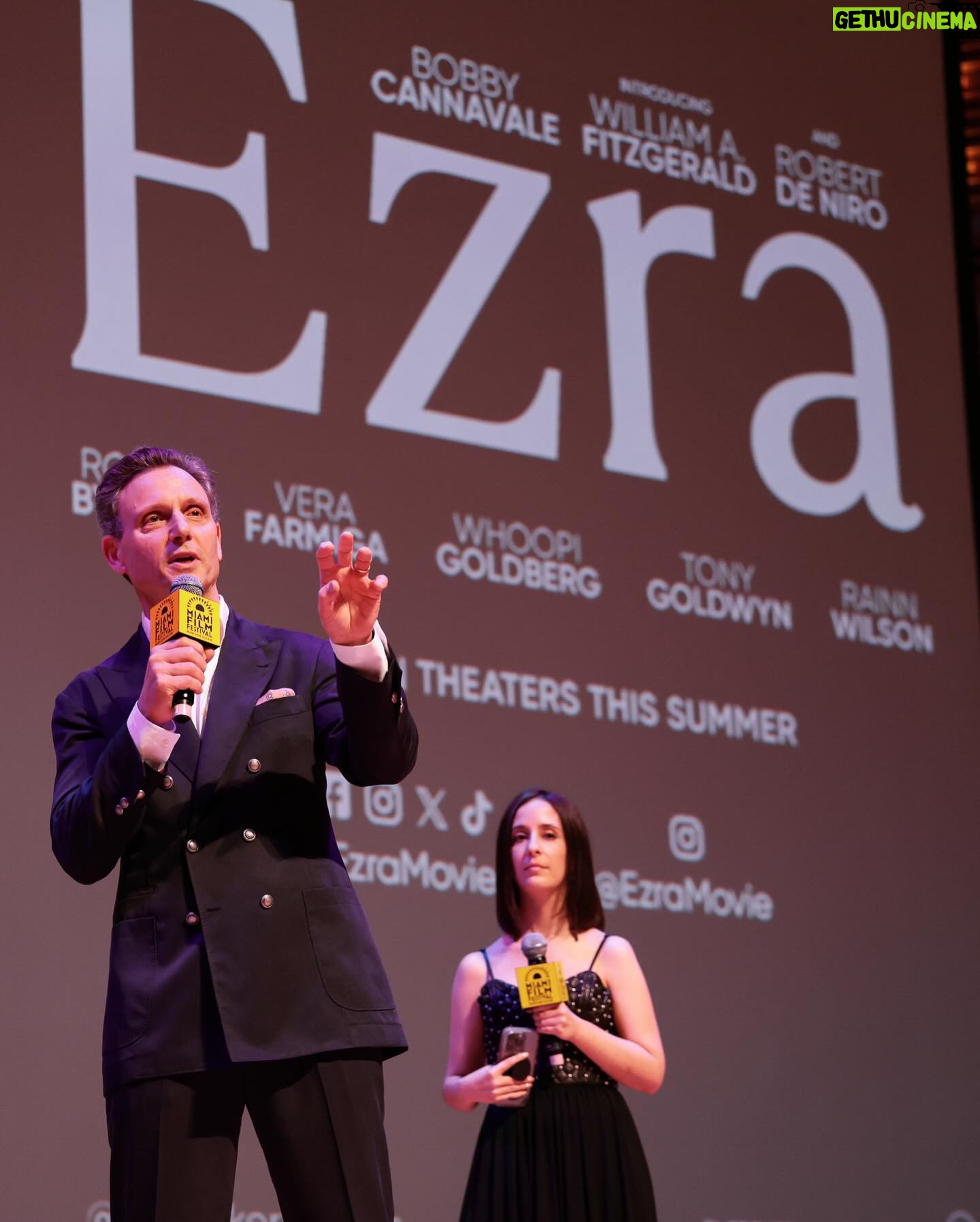 Tony Goldwyn - 10.6K Likes - Thanks #MiamiFilmFestival for choosing EZRA as your closing night film and for honoring me with the “Art of Light Award”! What a great city, what an incredible audience!!! 🙏🙏🙏 @miamifilm @ezramovie @bleeckerstfilms @brunellocucinelli_brand