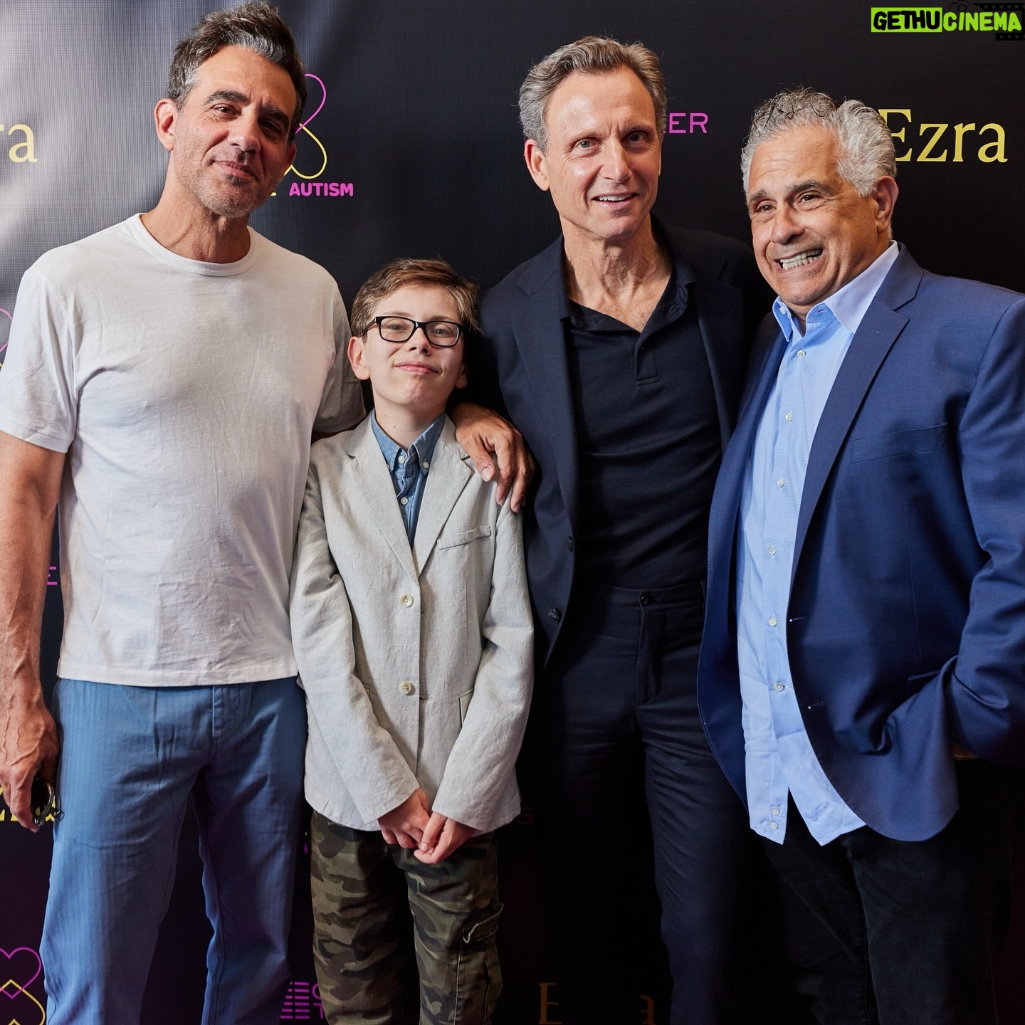 Tony Goldwyn - 6.9K Likes - @loveandautism 🤝 LA Premiere of EZRA ✨ Stars @bobby_cannavale and @williamfitzgeraldactor were in attendance with director @tonygoldwyn and screenwriter @tony_spiridakis! Shoutout to our incredible guests including @kerrywashington, @hatsbyabbey, @david_loveonthespectrum, Cary Elwes, and more! EZRA is opening in theaters May 31! #EzraMovie