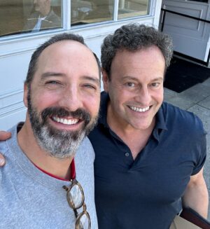 Tony Hale Instagram - Hung out with Mitch Hurwitz today, the creator and writer of Arrested Development. What a genius. Known him for 20 years and he still cracks me up.