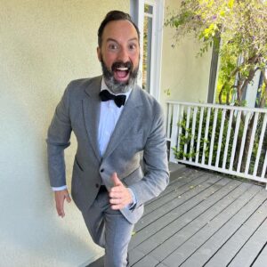 Tony Hale Instagram - Full Heart Full Beard. Thanks @reiss!  #wgaawards @styleitholmes